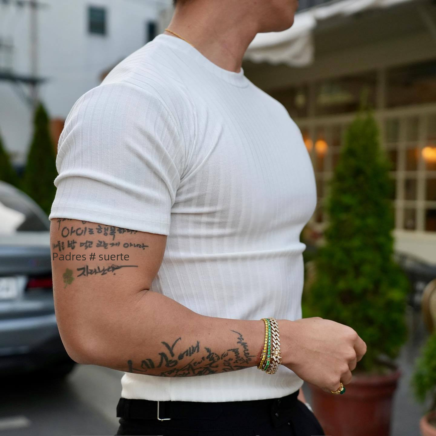 Men's Summer Sports Muscle Fitness T-Shirt (Crew Neck)