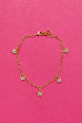 Butterfly Row Anklet
